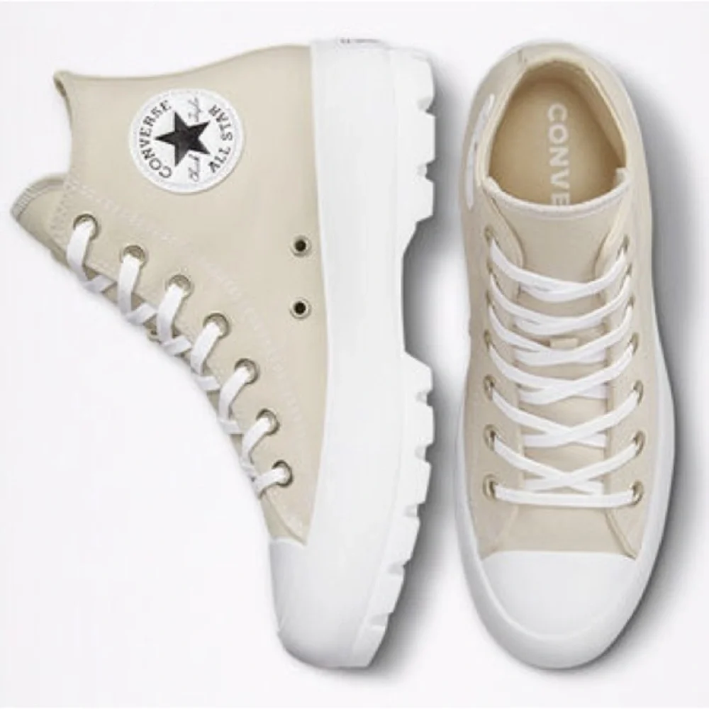 Converse Chuck Taylor All Star Lugged Desert Sand Platform Hi Top Sneakers Sz 7